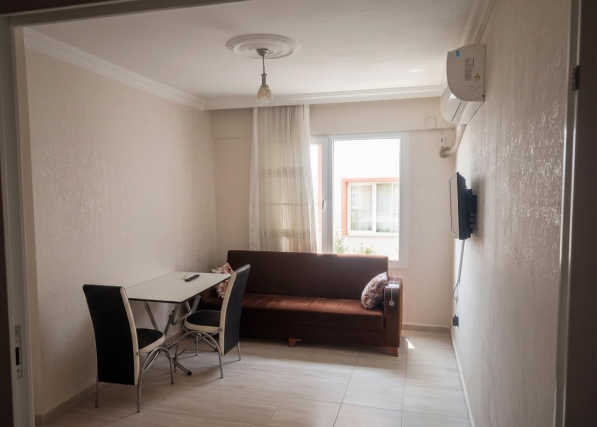Hamit & Seyithan Apartman Hatay Serinyol kiralık daire ferah oturma odası